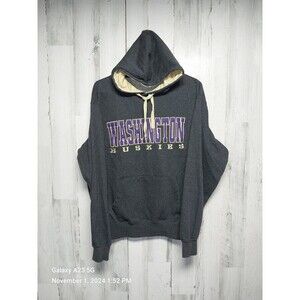 Stadium Athletics Washington Huskies Gray Hoodie Size Large
